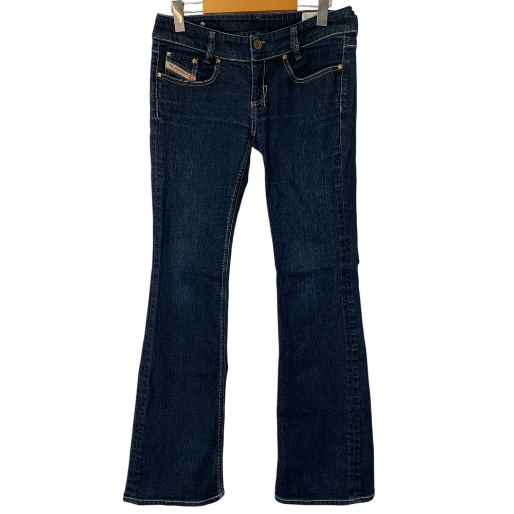 Diesel Louvely Jeans Womens 29x32 Blue Dark Wash Bootcut Flare Vintage Y2K